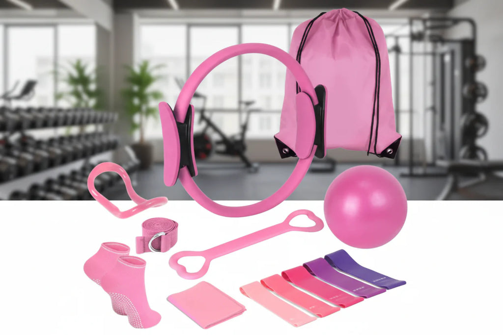 13-Piece Yoga & Pilates Set Pink