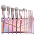 10 wet And Wild Makeup Brushes Set With Brush Bag Makeup Tools Pink