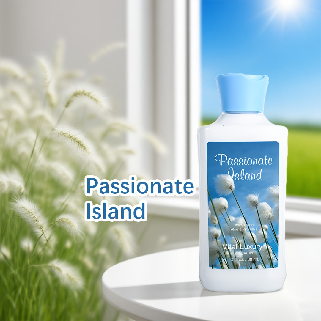 48hr Hydration Body Lotion 15 Fragrances for Dry Skin Passionate Island 1pc