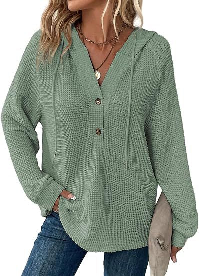 Women's Solid Color Long Sleeved Sportswear Light green S
