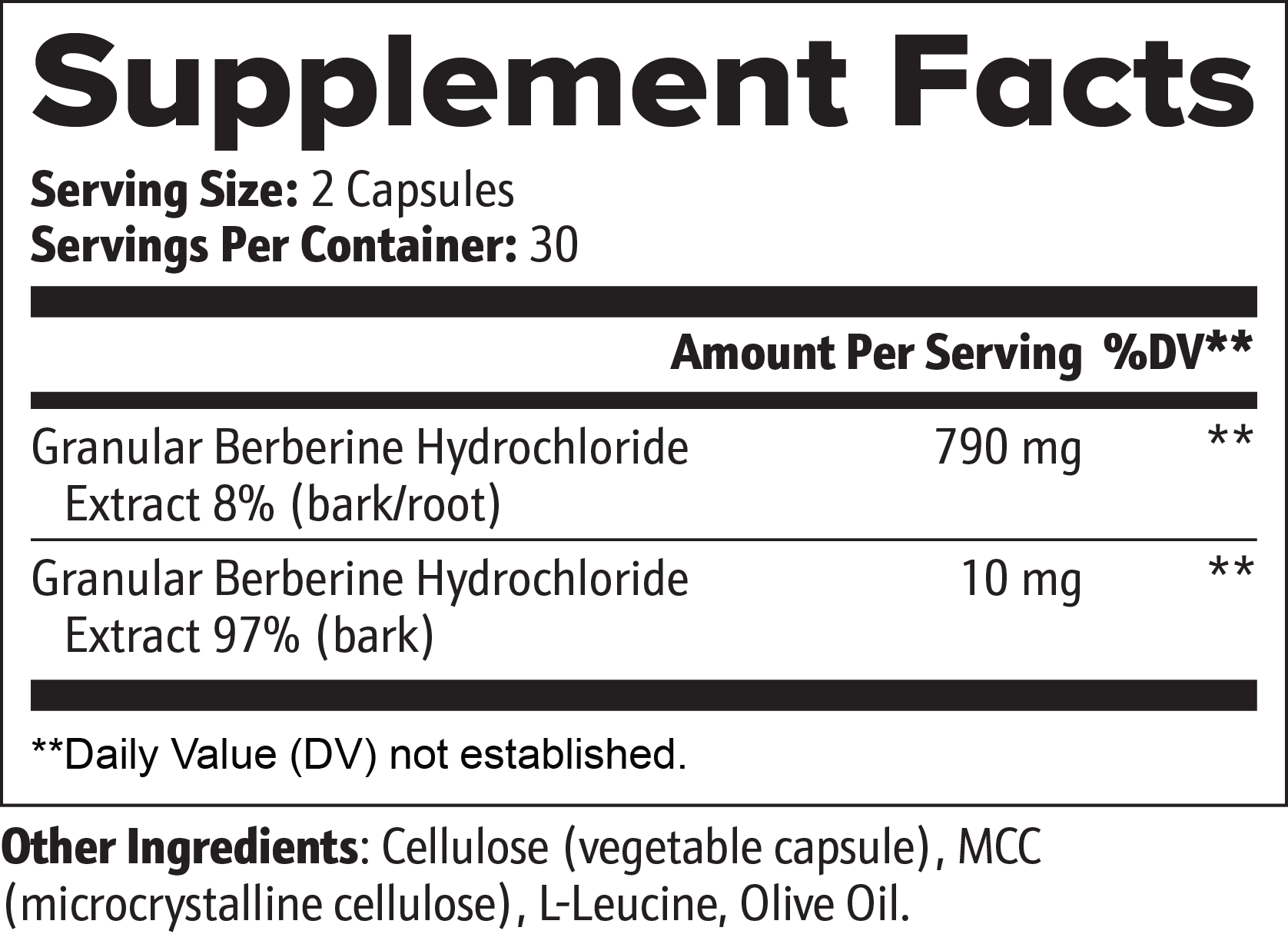 Berberine - Made with Love in the USA