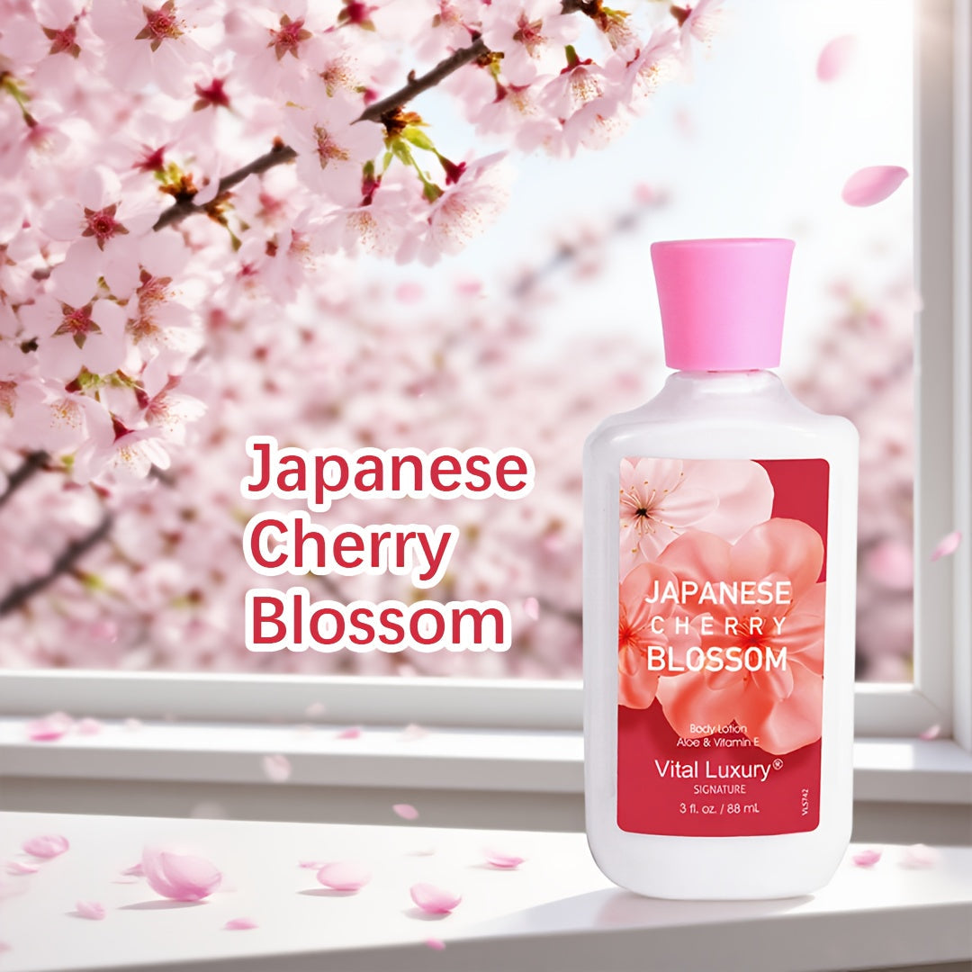 48hr Hydration Body Lotion 15 Fragrances for Dry Skin Japanese Cherry Blossom 1pc