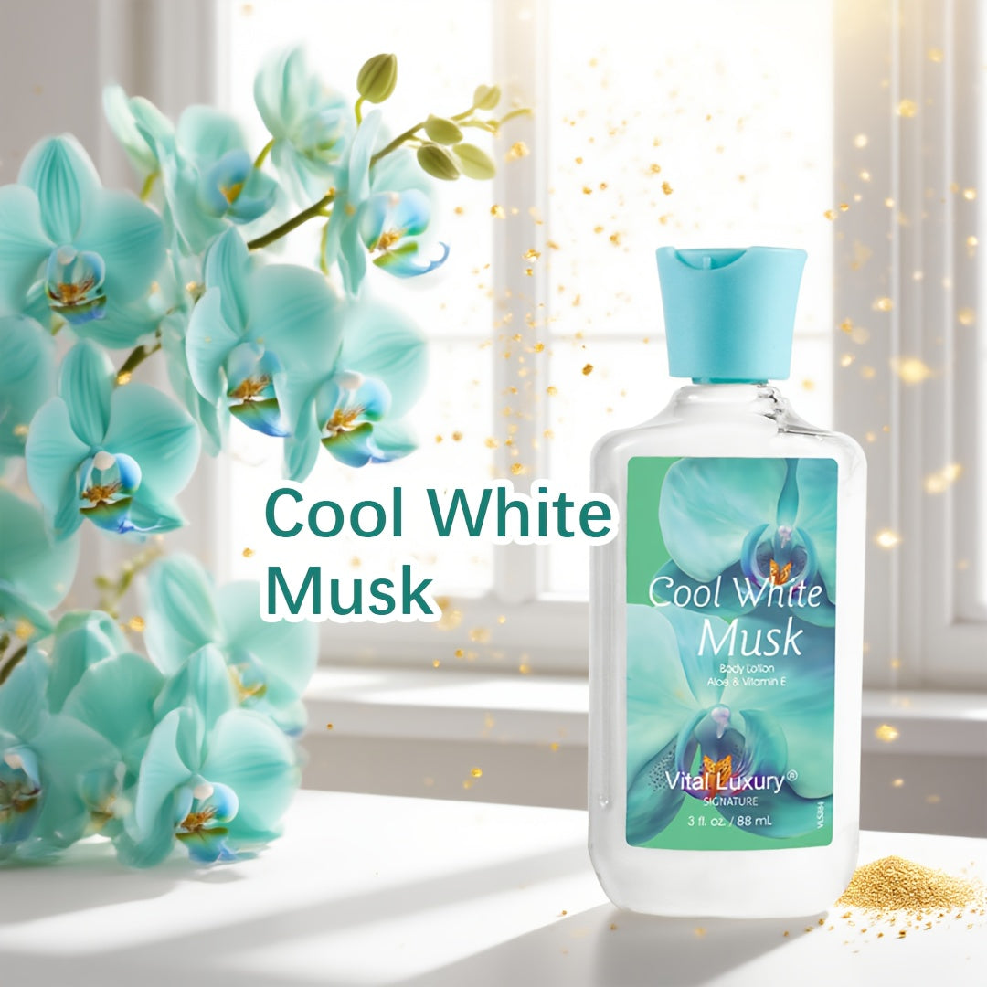 48hr Hydration Body Lotion 15 Fragrances for Dry Skin cool white musk 1pc