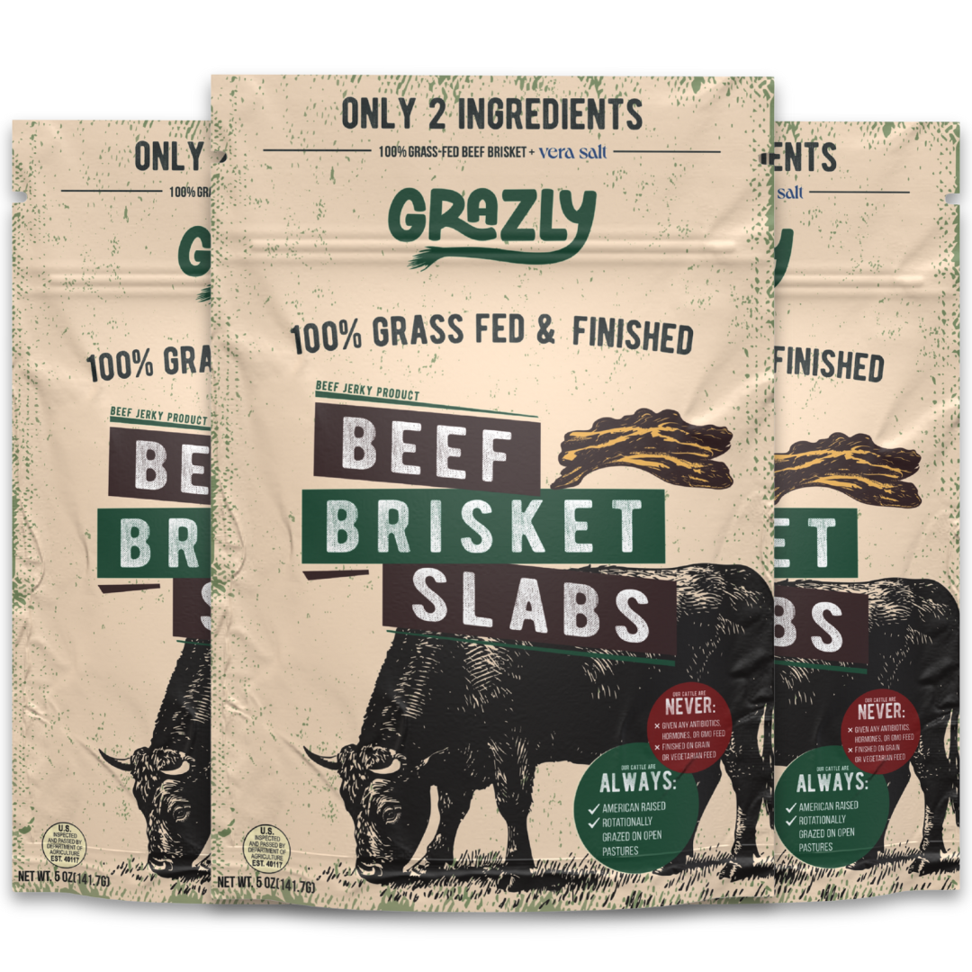 Beef Brisket Slabs - 100% Grass-Fed & Finished 3 Pack