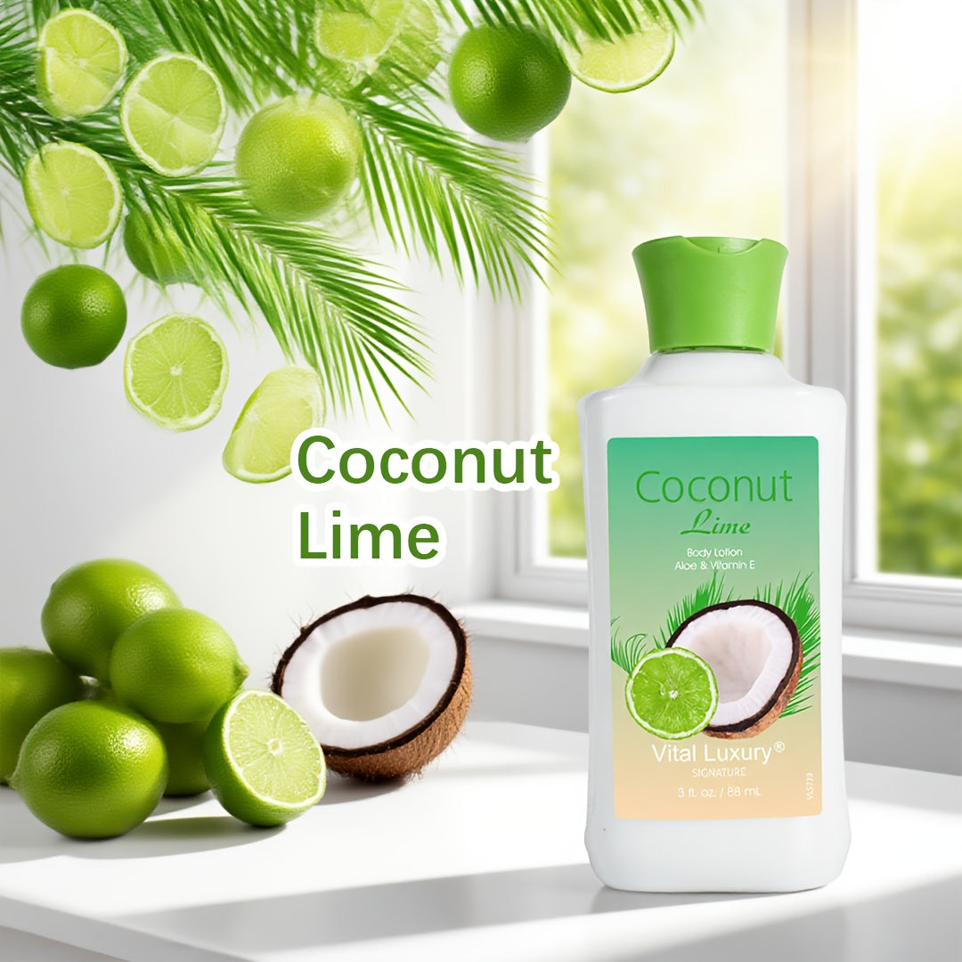 48hr Hydration Body Lotion 15 Fragrances for Dry Skin Coconut Lime 1pc