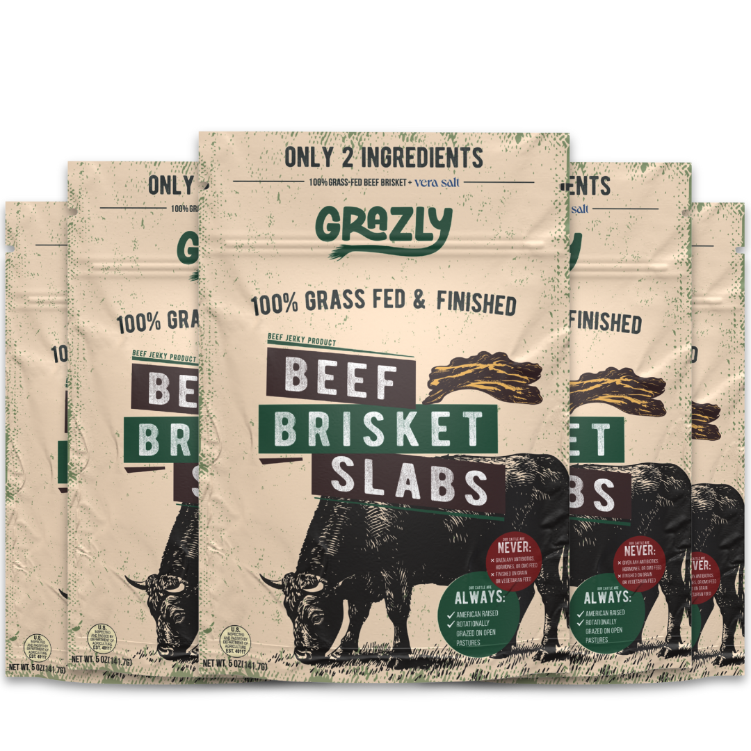Beef Brisket Slabs - 100% Grass-Fed & Finished 5 pack