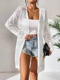 Summer New Solid Color Knitted Sweater Women White