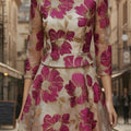 Polyester Women's Dress Purple
