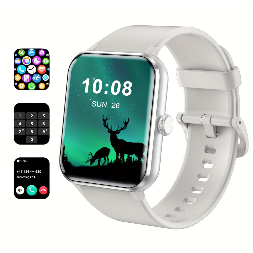 ActivePulse Pro: 100+ Mode Fitness & Health Smartwatch Grey Single Strap