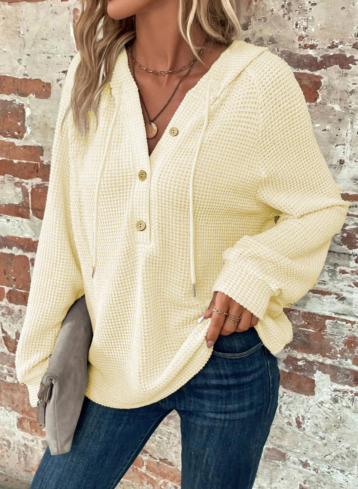 Women's Solid Color Long Sleeved Sportswear Yellow