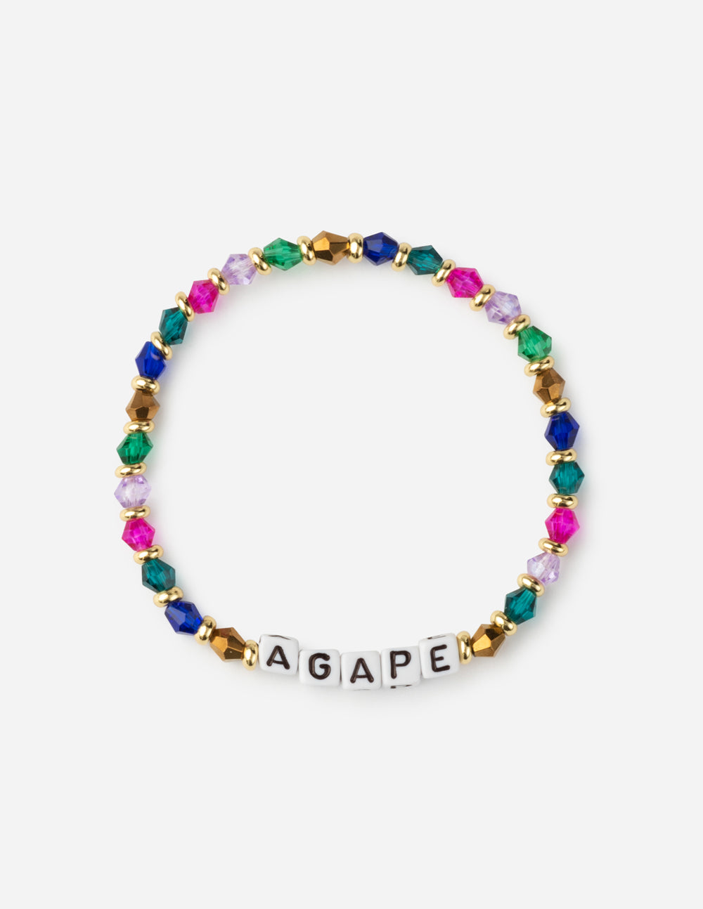Agape Letter Bracelet Large