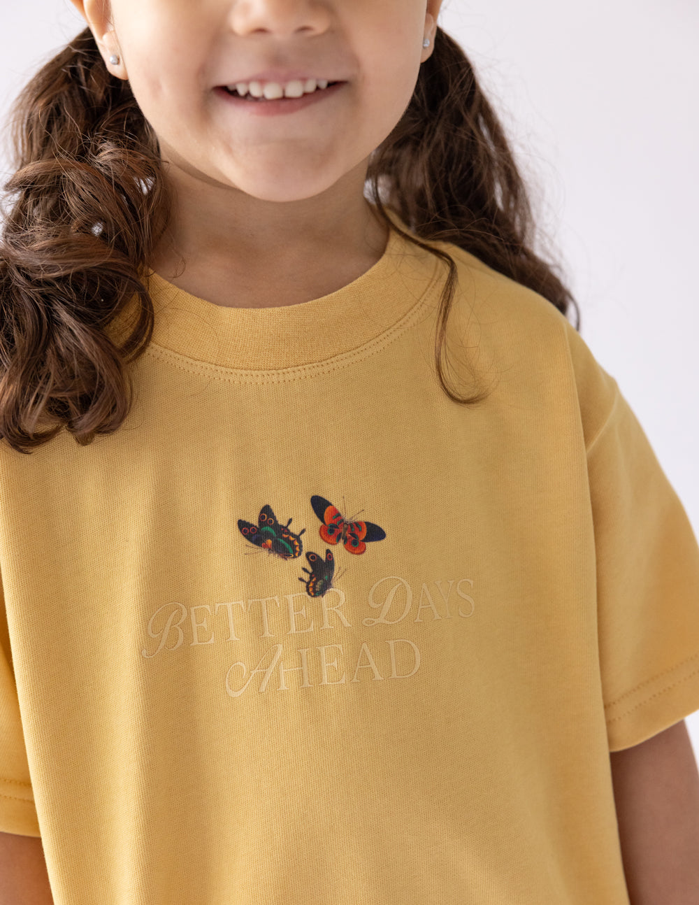 Better Days Butterfly Kids Tee 6Y