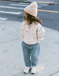 Floral Kids Half-Zip 6Y
