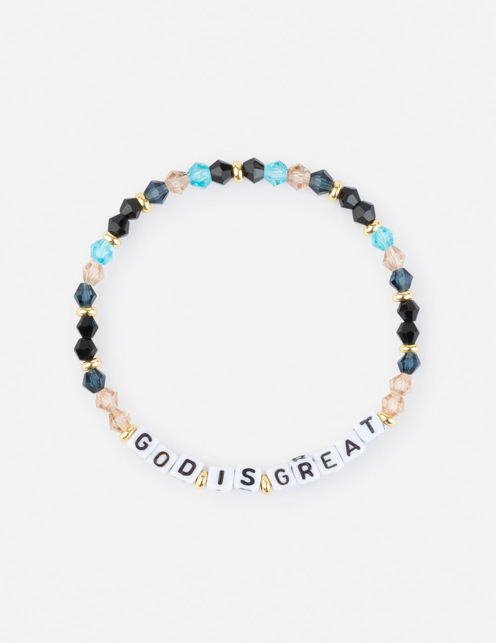 God is Great Letter Bracelet Large
