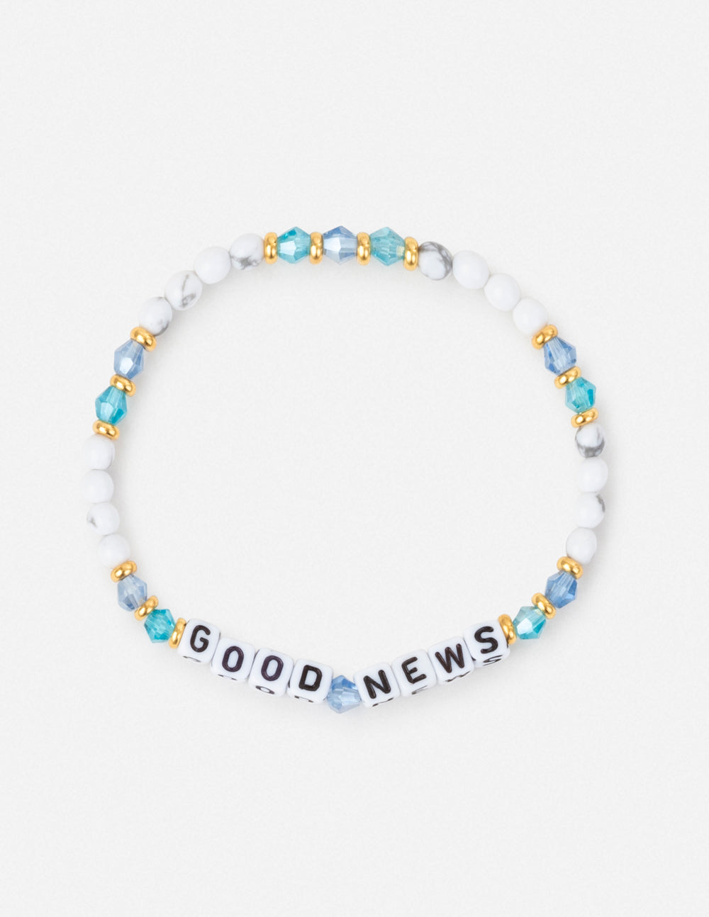 Good News Letter Bracelet Large