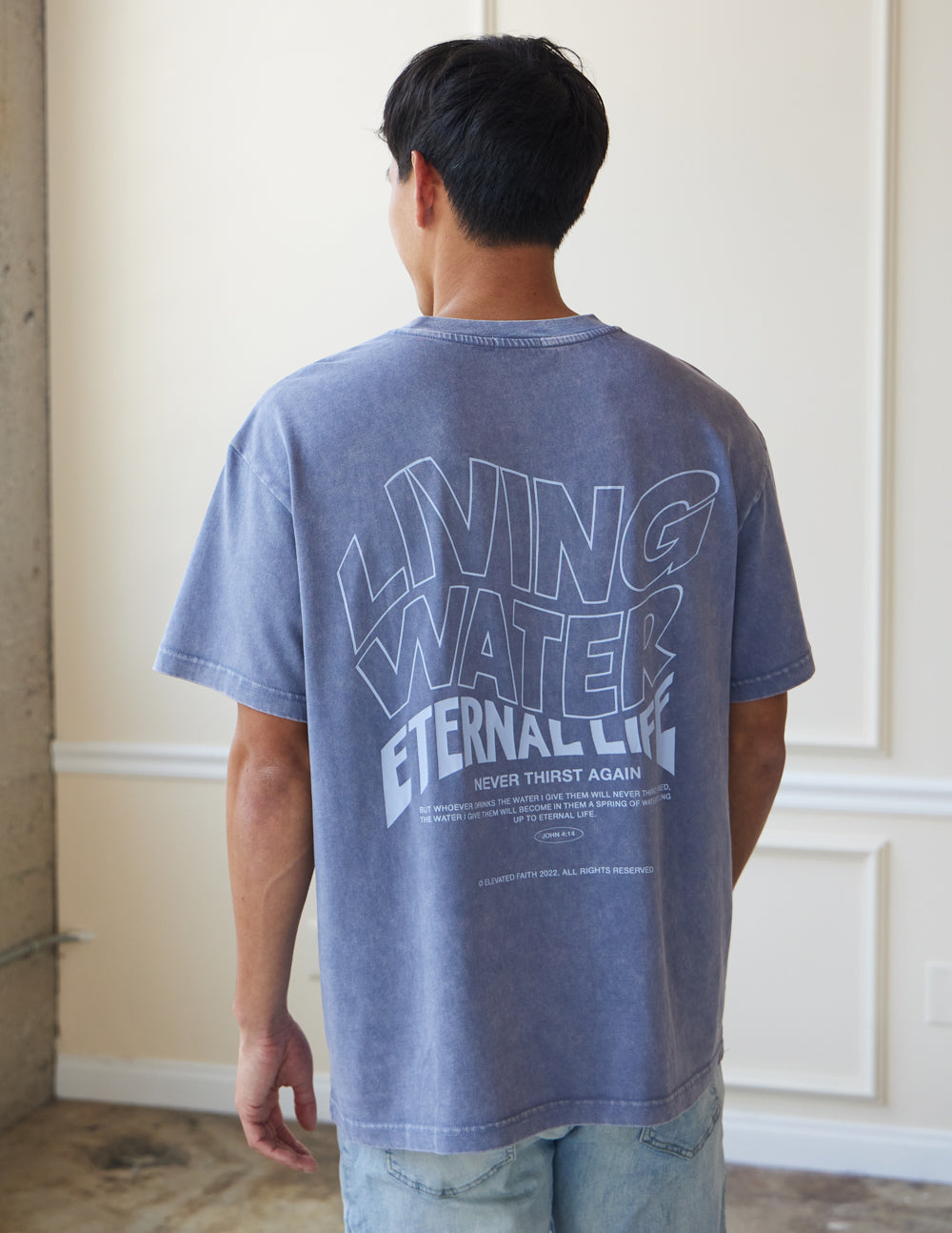 Living Water Blue Unisex Tee
