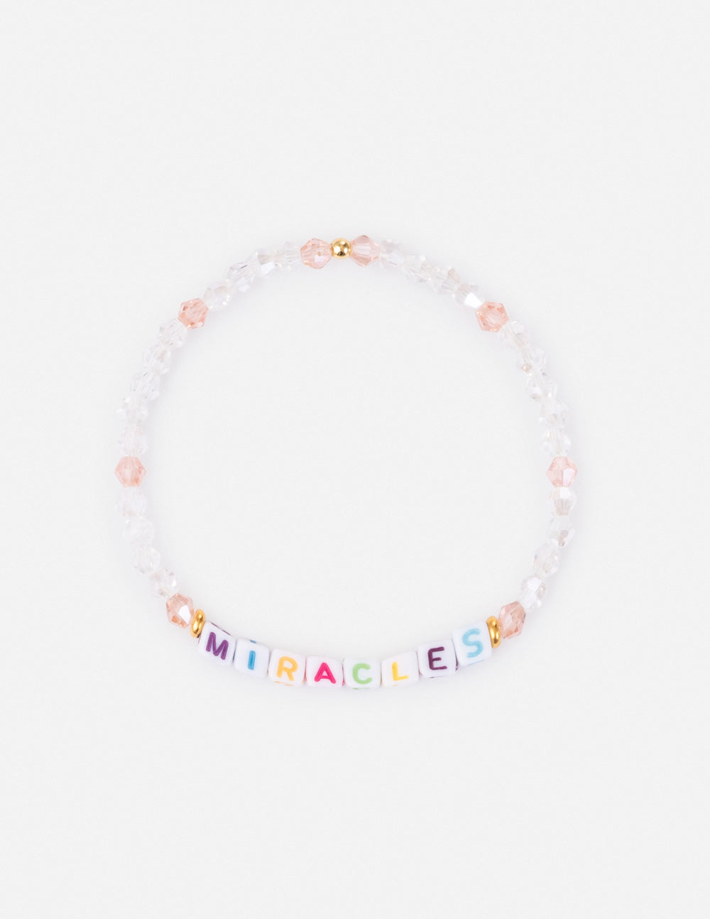 Miracles Letter Bracelet Large