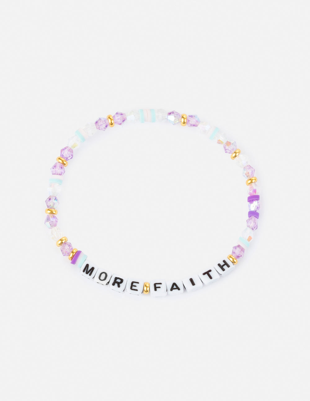 More Faith Letter Bracelet Large