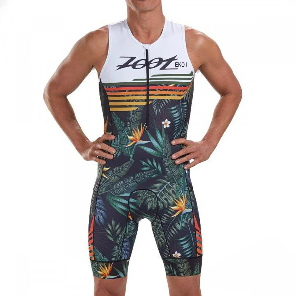 Zootekoi Triathlon Men's Breathable Sleeveless Jacket 9