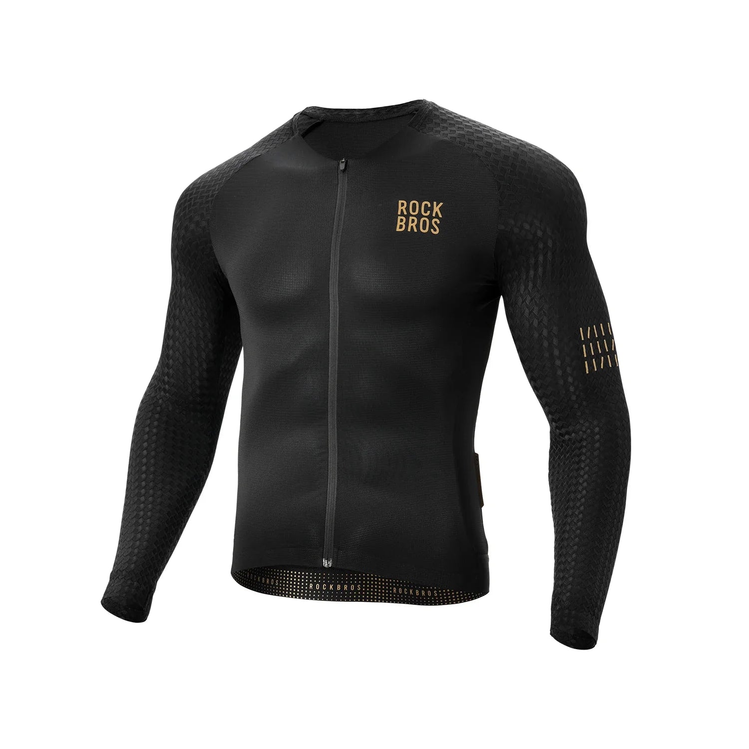 ROCKBROS AeroLite Men's Summer Cycle Jersey YDCX008-BK Long