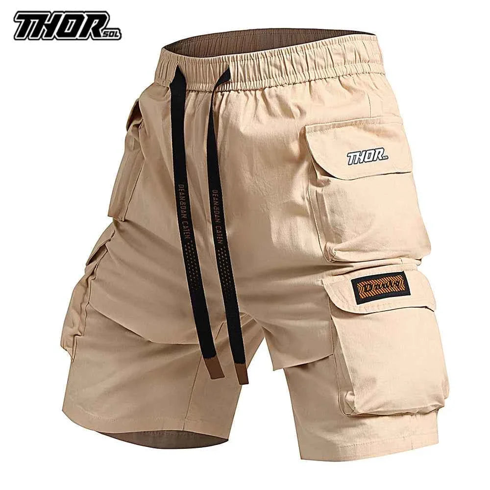 THORSOL Men's Summer Cycling Pants khaki