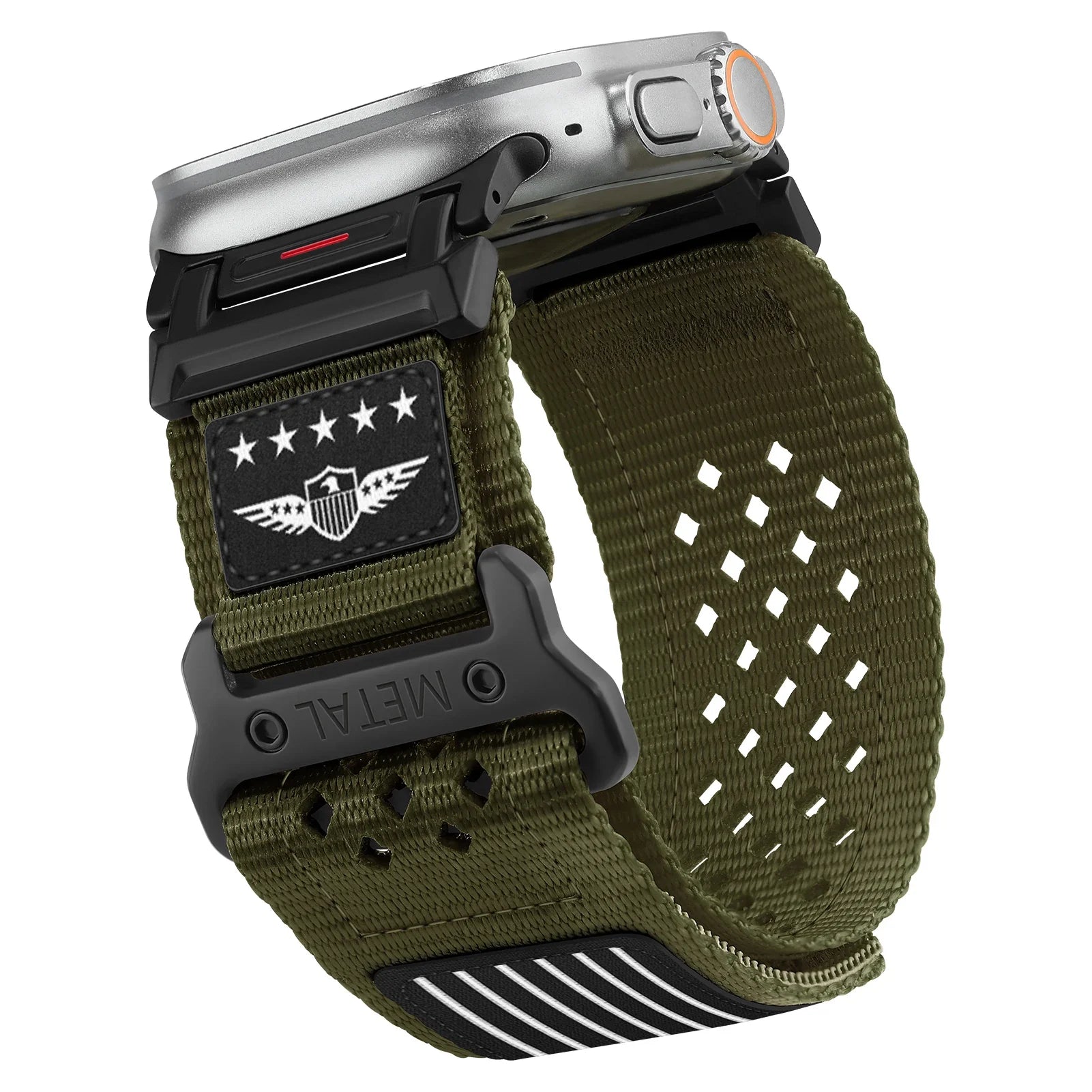 Apple Watch Nylon Band - Sport Loop - Breathable and Durable green