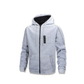 Men's Jacket Cycling Thermal Fleece Windproof Sportswear GRAY