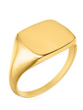 Square Signet Rings (Gold) 12
