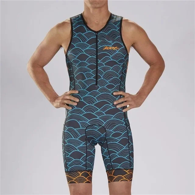 Zootekoi Triathlon Men's Breathable Sleeveless Jacket 6