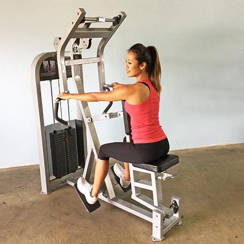 Classic Seated Row - Muscle D Fitness - Pin Selectorized - Back Workout