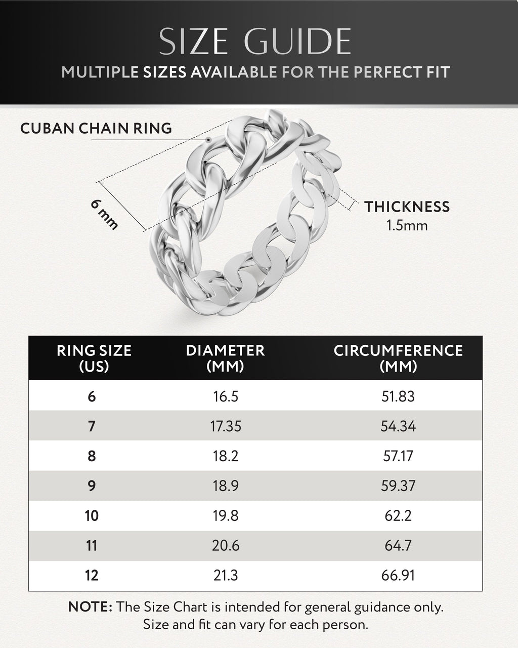 Cuban Link Ring (Silver)