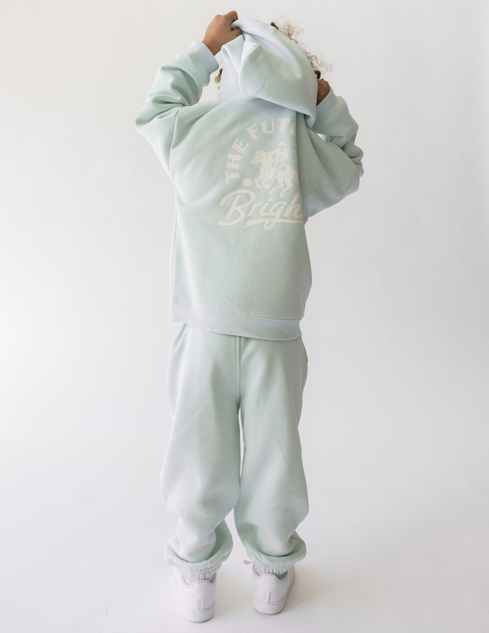 The Future Is Bright Kids Hoodie 6Y