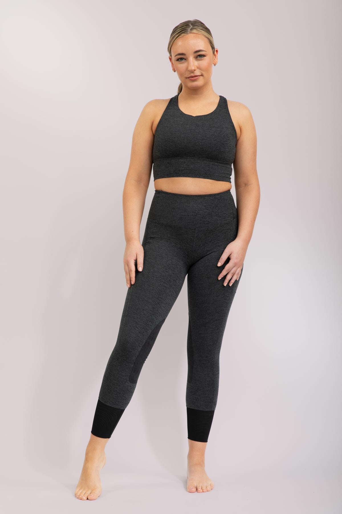BTR Active Riding Tights Dark Gray