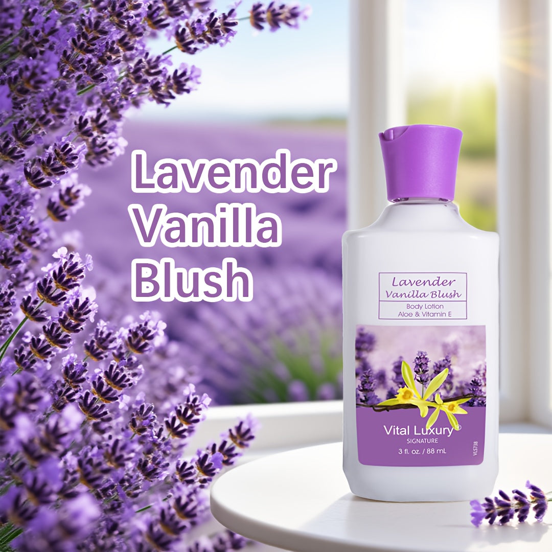 48hr Hydration Body Lotion 15 Fragrances for Dry Skin Lavender Vanilla 1pc