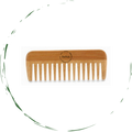 Bamboo Hair Comb 100 Percent Natural Wooden Detangler For Men Women Scalp Care