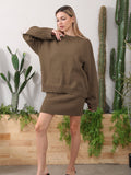 Women's Home Clothing Set L3238 brown camel