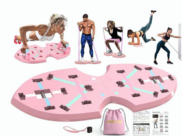 Butterfly Push-up Board Bracket Men And Women Fitness Equipment Pink Butterfly Style
