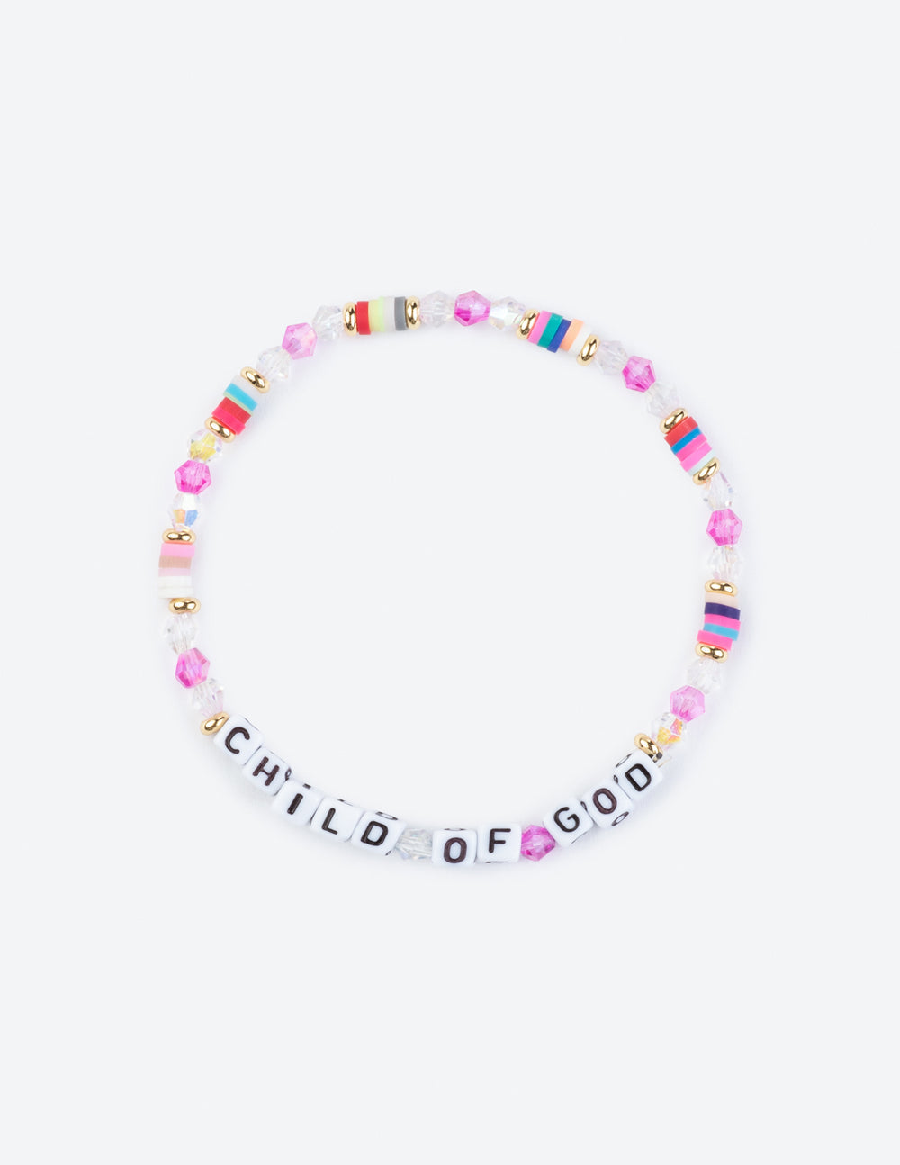 Child of God Letter Bracelet Large