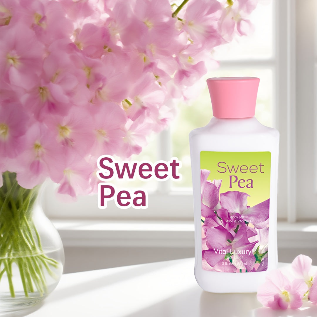 48hr Hydration Body Lotion 15 Fragrances for Dry Skin Sweet Pea 1pc
