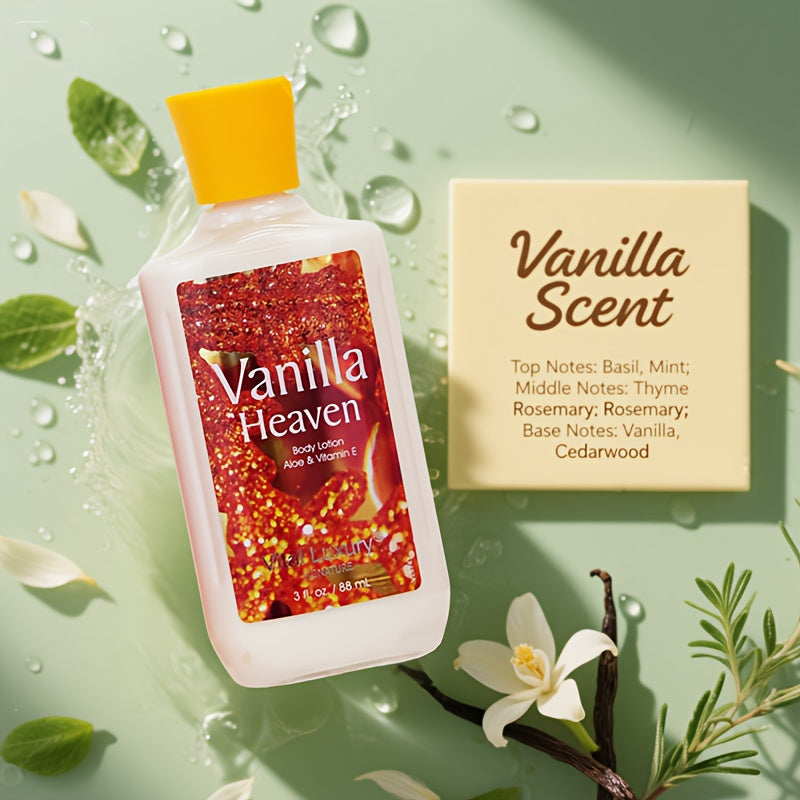 48hr Hydration Body Lotion 15 Fragrances for Dry Skin Vanilla Heaven 1pc
