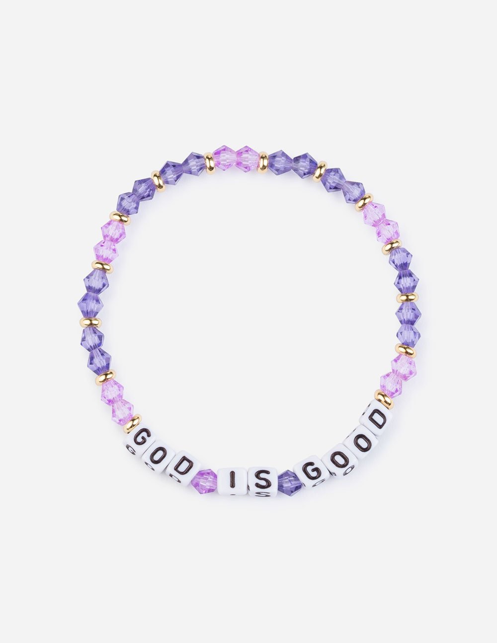 God is Good Letter Bracelet Large