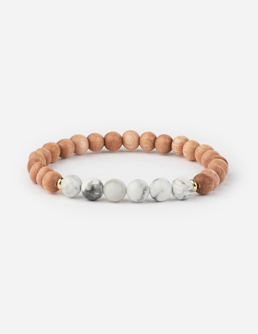 Howlite Stacker Bracelet Large