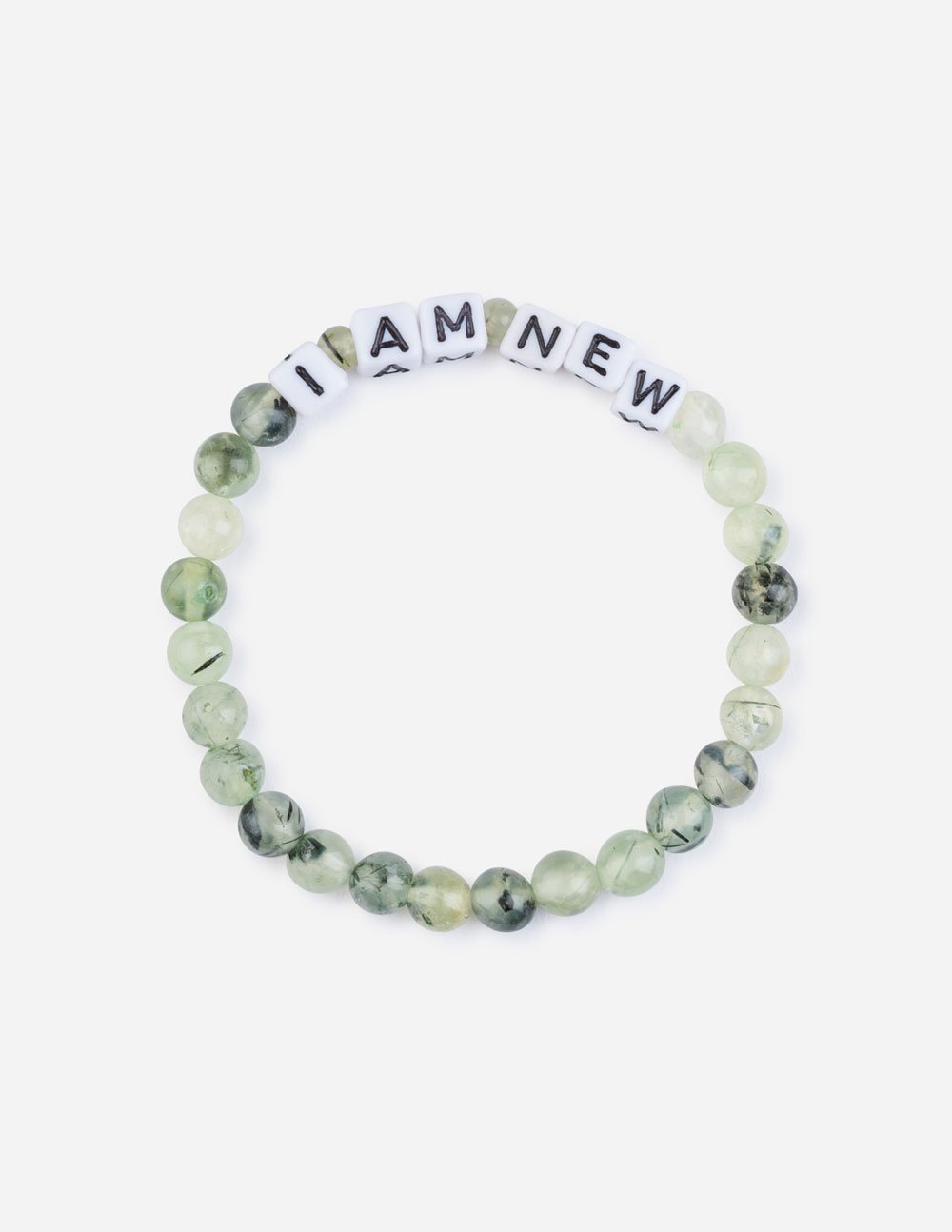 I Am New Letter Bracelet Large