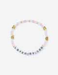 Loved By God Letter Bracelet Large
