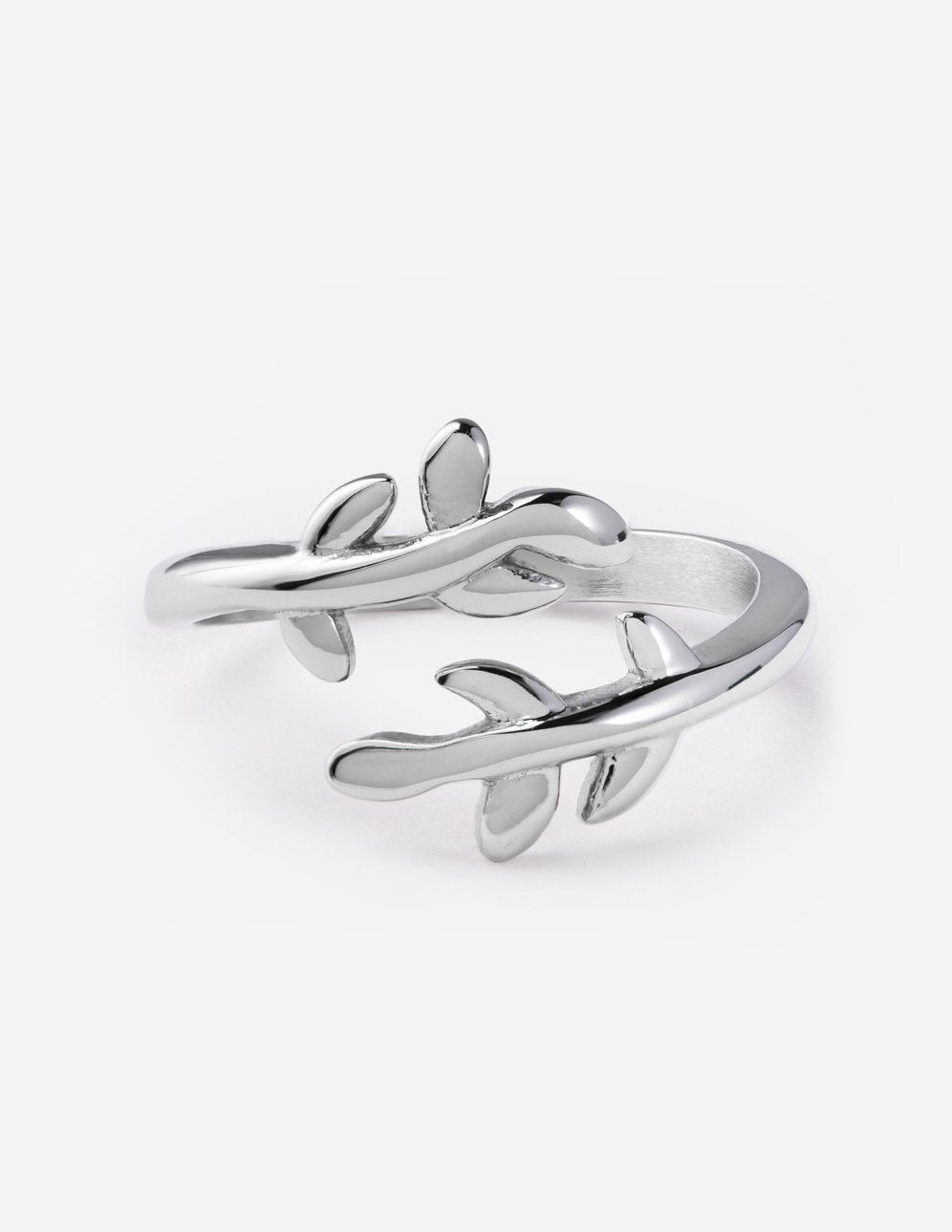 Olive Branch Ring Silver