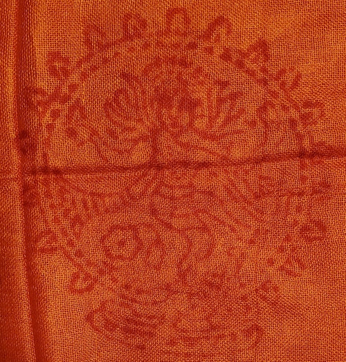 Om Symbol Printed Scarf Lightweight Boho Asian Motif Dancing Shiva
