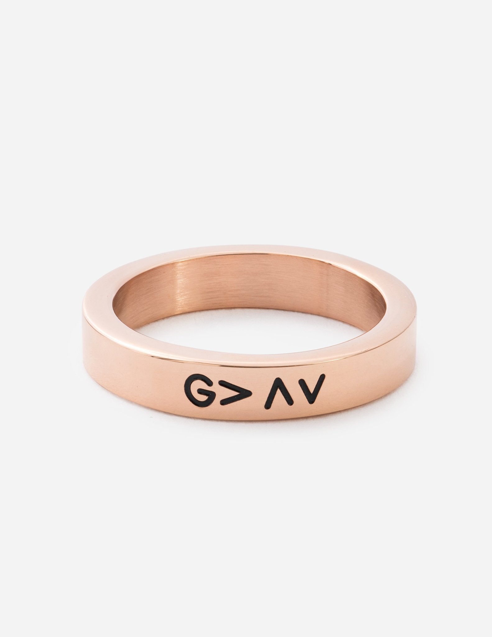 Rose Gold Highs and Lows Ring 12