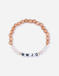 WWJD Wooden Letter Bracelet Large
