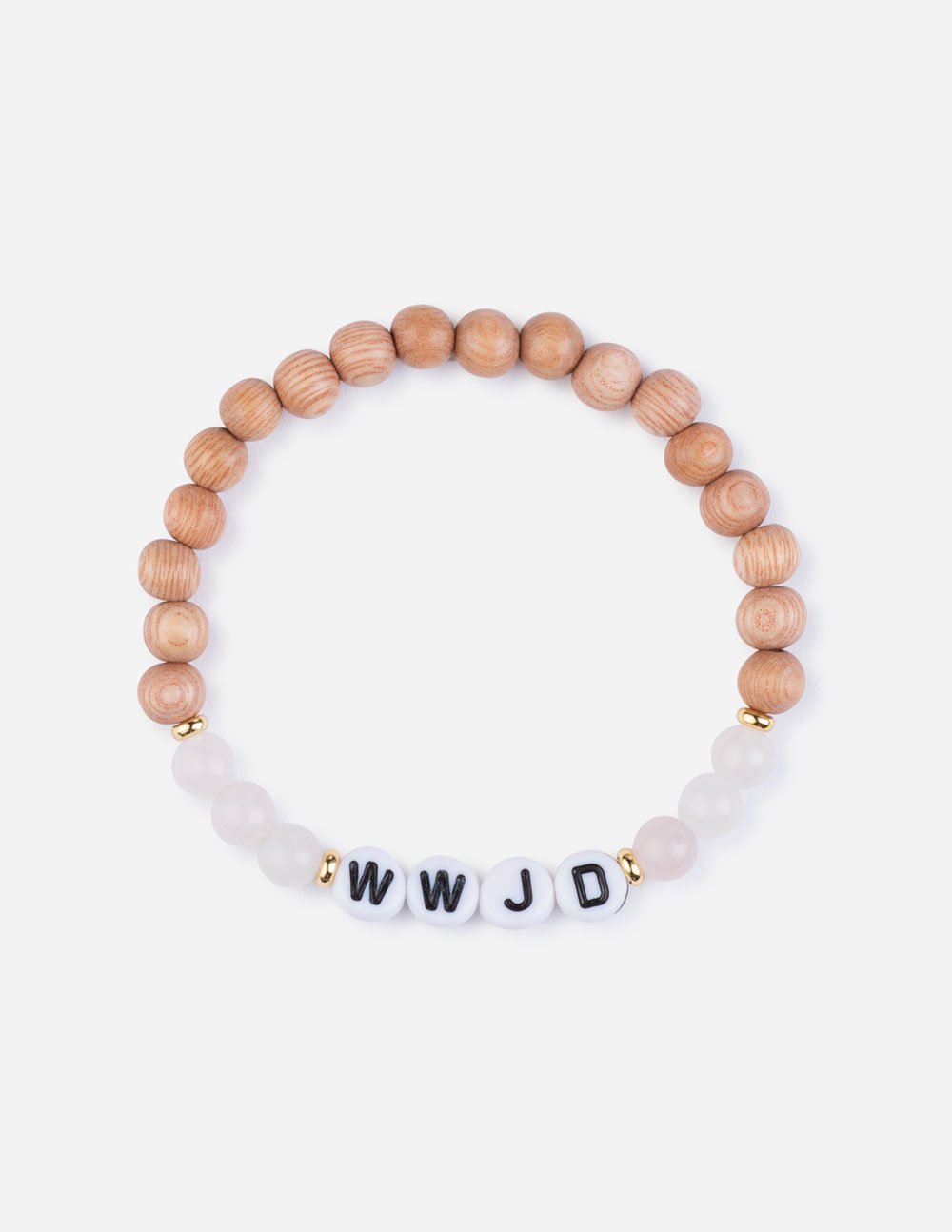 WWJD Wooden Letter Bracelet Large